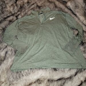 Nike Running Green Long Sleeve Top